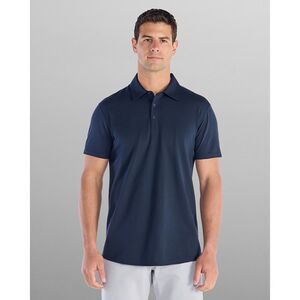 BYLT Men’s Everyday Drop Cut Polo in Navy Size Large
